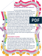 french parent welcome letter