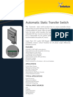 Automatic Static Transfer Switch