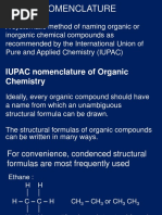 Nomenclature: IUPAC Nomenclature of Organic Chemistry