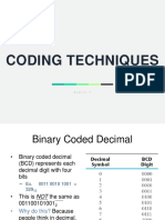 1.4 - Coding Techniques