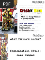Download Crash N Burn  Writing Linux application fault handlers by Tuxologynet SN3726406 doc pdf