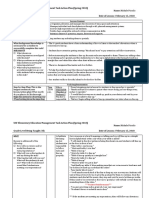 Lining Up Lesson Plan Internship