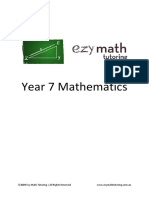 Ezy Math Tutoring - Year 7