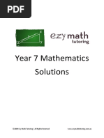Year 7 Maths Revision Booklet | PDF | Area | Elementary Mathematics