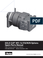 Gold Cup P6-7-8 Options Spare Parts Manual Gold Cup M11-14 F/G/M/N Options Spare Parts Manual