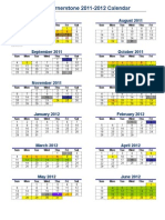 Year Round School 2011-2012 Kornerstone's Schedule