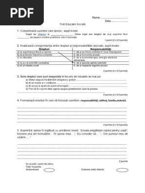 Manual Educatie Sociala Clasa 7 Online