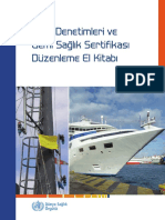 Gemi Denetimleri Ve Gemi Sağlık Sertifikası Düzenleme El Kitabı