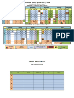 Structura Anului Scolar 2015 2016 Pentru Profesorii de Religie Modificata PDF