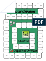 Adjective Board Game