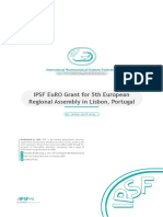 Ipsf Euro Grant For 5Th European Regional Assembly in Lisbon, Portugal