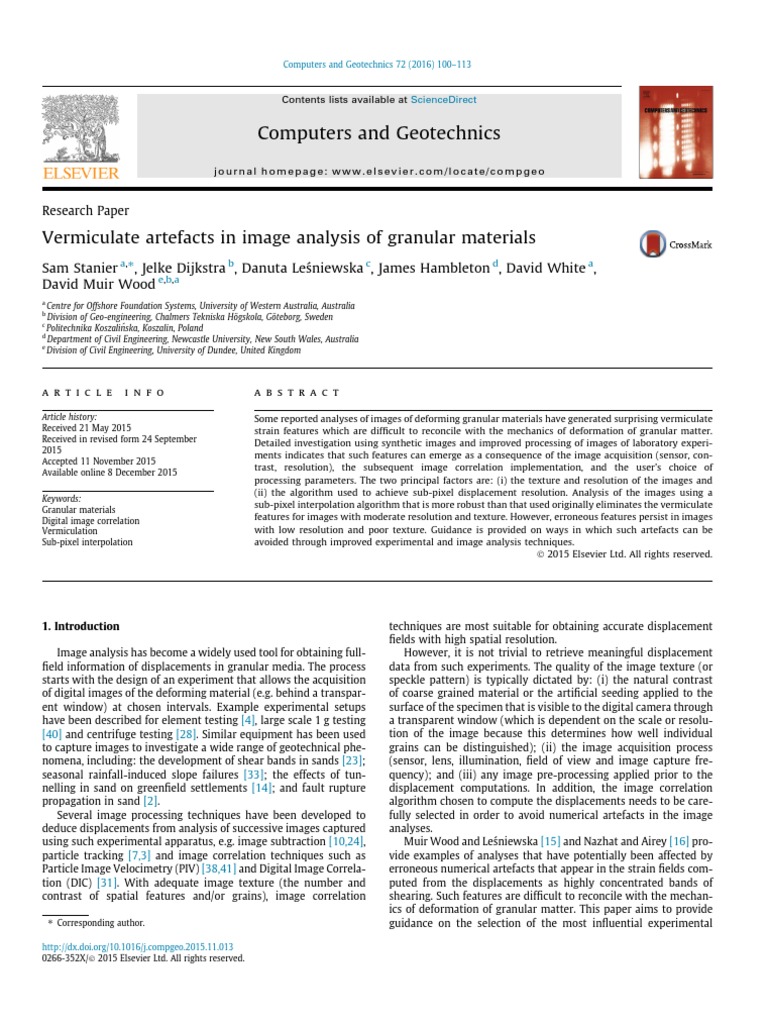 Vermiculate Patterns in Granular Analysis | PDF | Pixel | Image Resolution