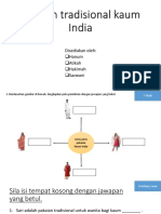 Soalan Pakaian Tradisonal Kaum India 