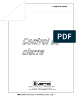 Control Doble Cierre