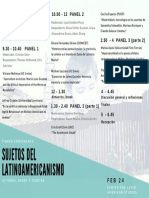 Programa Sujetos Del Latinoamericanismo PDF