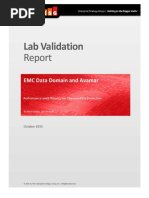 Esg Lab Validation Report Emc Data Domain Avamar