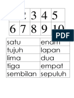 Tulis Nombor Dan Perkataan