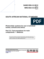 SANS 959-2-2 Edn 1.0 2012 Photovoltaic Systems For Use In Individual Homes, Schools & Clinics Part 2-2 Test Proceedures.pdf