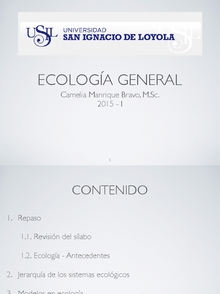 Ecologia 1 | PDF | Ecología | Ecosistema