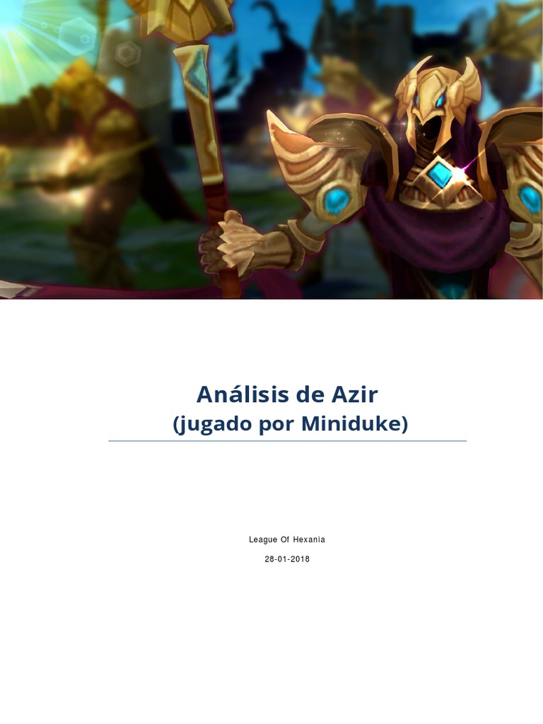 Guía Avanzada de Azir por Miniduke | PDF | Ocio | Deportes