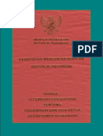 Organisasi Tata Kerja Depkes 2005 PDF