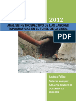 Analisis Retrospectivo de Las Labores Topograficas en El Tunel de La Linea Andres Felipe Salazar