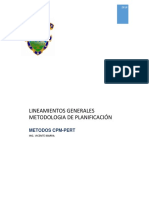 Lineamientos de Planeacion Municipalidad de Guatemala Metodos Pert-cpm