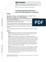 Testing The Temporal Relationship Between Maternal and Adolescent Depressive and Anxiety Symptoms