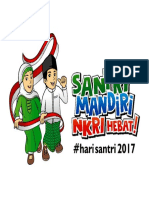 Logo Hashtag Hari Santri 2017