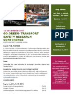 Go Green - Transport Safety 2017 PDF