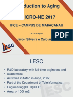 Introduction To Aging EMICRO-NE 2017: Ifce - Campus de Maracanaú