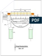 Bridge section diagram under 40 characters