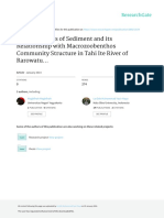 Characteristics of Sediment and Its Relationship With Macrozoobenthos Community Structure in Tahi Ite River of Rarowatu..