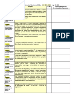 CHECKLIST 132 Debes ISO 9001 2015 Sept-15-2015