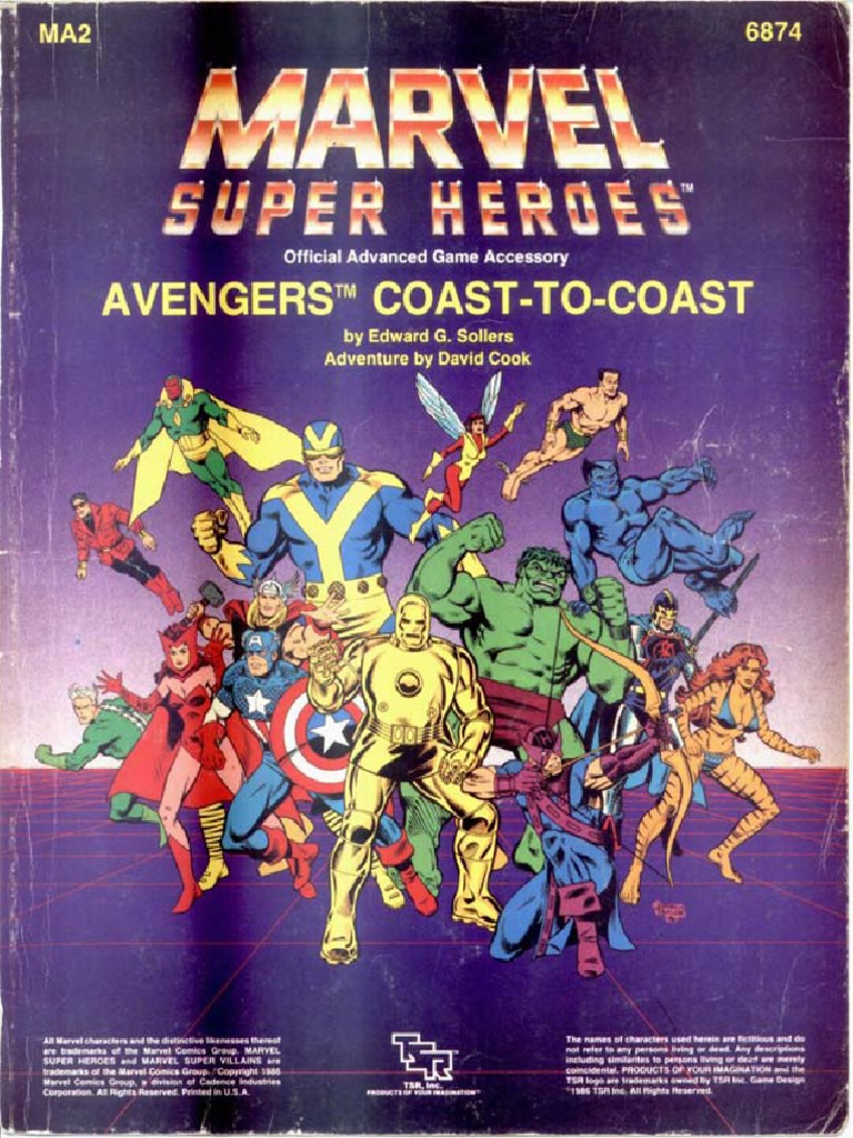 TSR6874 MA2 Avengers To Coast PDF | PDF | Marvel Comics Characters  
