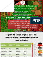 Diversidad Microbiana