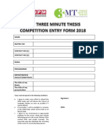 2. Competition Entry Form
