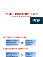 Static Indeterminacy