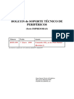 Boletín de Soporte Técnico de