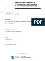 Sampul Laporan Bulanan Ruas 22