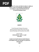 Download Peran Orang Tua Dalam Menanamkan Akhlak Pada Anak Tunagrahita Di Slb c Muzdalifah Medan by Budi Suhendra SN372691426 doc pdf