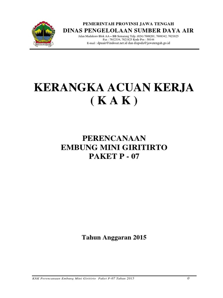 P 07 Perencanaan Embung Mini Giritirto | PDF | Sains & Matematika