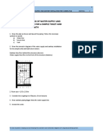 6.0 Isometric Drawing of Water Supply and Sanitary Installation For A Simple Toilet and Bath