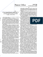 United States Patent": 2,947,750 Formaldehyde Absorption