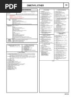 Dimethyl Ether: Cautionary Response Information