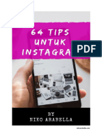 Ebook - Niko Arabella - 64 Tips Untuk Instagram