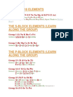 The First 18 Elements