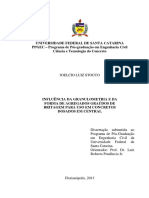 Universidade Federal de Santa Catarina PPGEC - Programa de Pós-Graduação em Engenharia Civil Ciência e Tecnologia Do Concreto