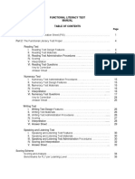 FLT Manual 2013_Table of Contents