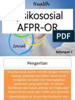 Biopsikososial Afpr or